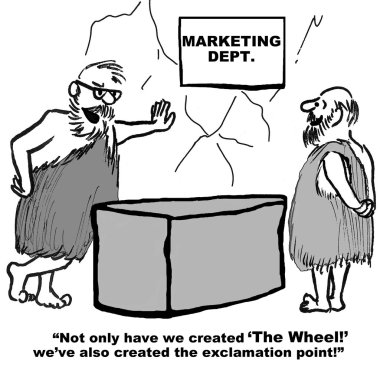 Marketing Creates The Wheel! clipart