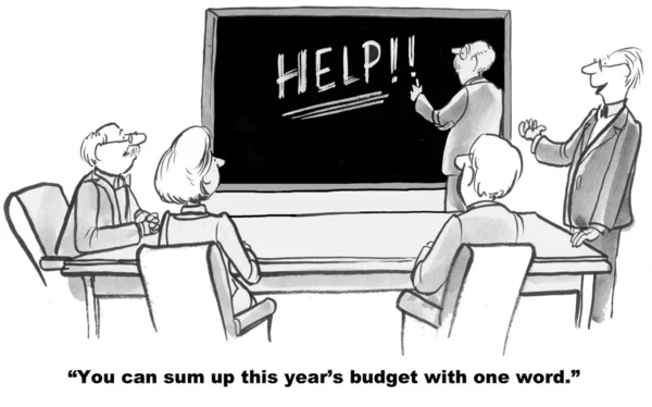 This Year's Budget — 图库照片