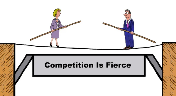 Competition is Fierce — Stock Photo, Image