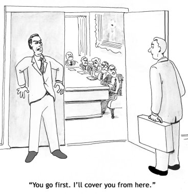 Bir yönetici hissedarlarla yüzleşmekten korkuyor..