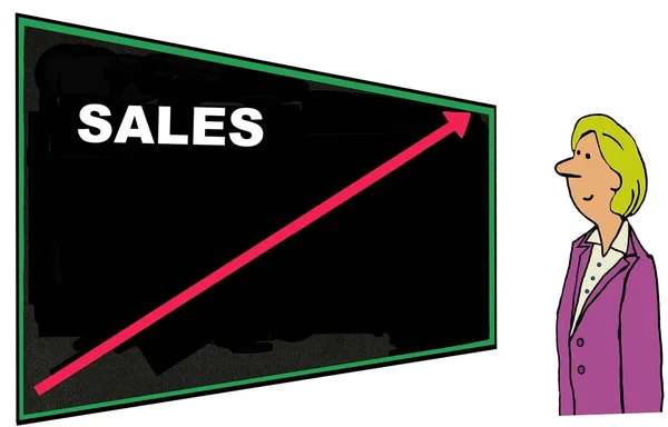 Sales Growth — Stock Photo, Image