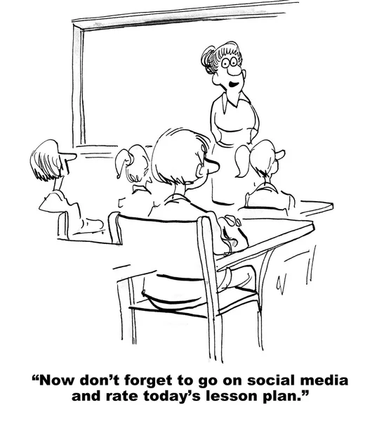 Rate Teacher's Lesson Plan on Social Media