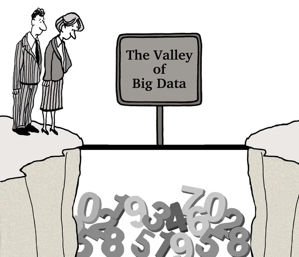 Valle del Big Data — Foto de Stock