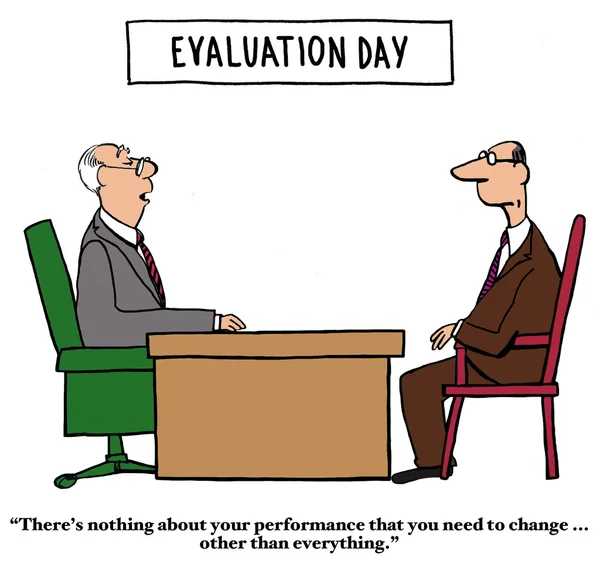 Evaluatie dag is stressvolle — Stockfoto