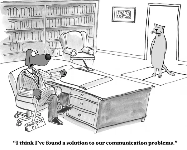 Communication Problems Result in Conflict — Stock Photo, Image