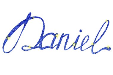 Daniel adı tinsels yazı