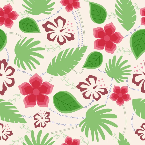 Hawaiian naadloze patroon vintage — Stockvector