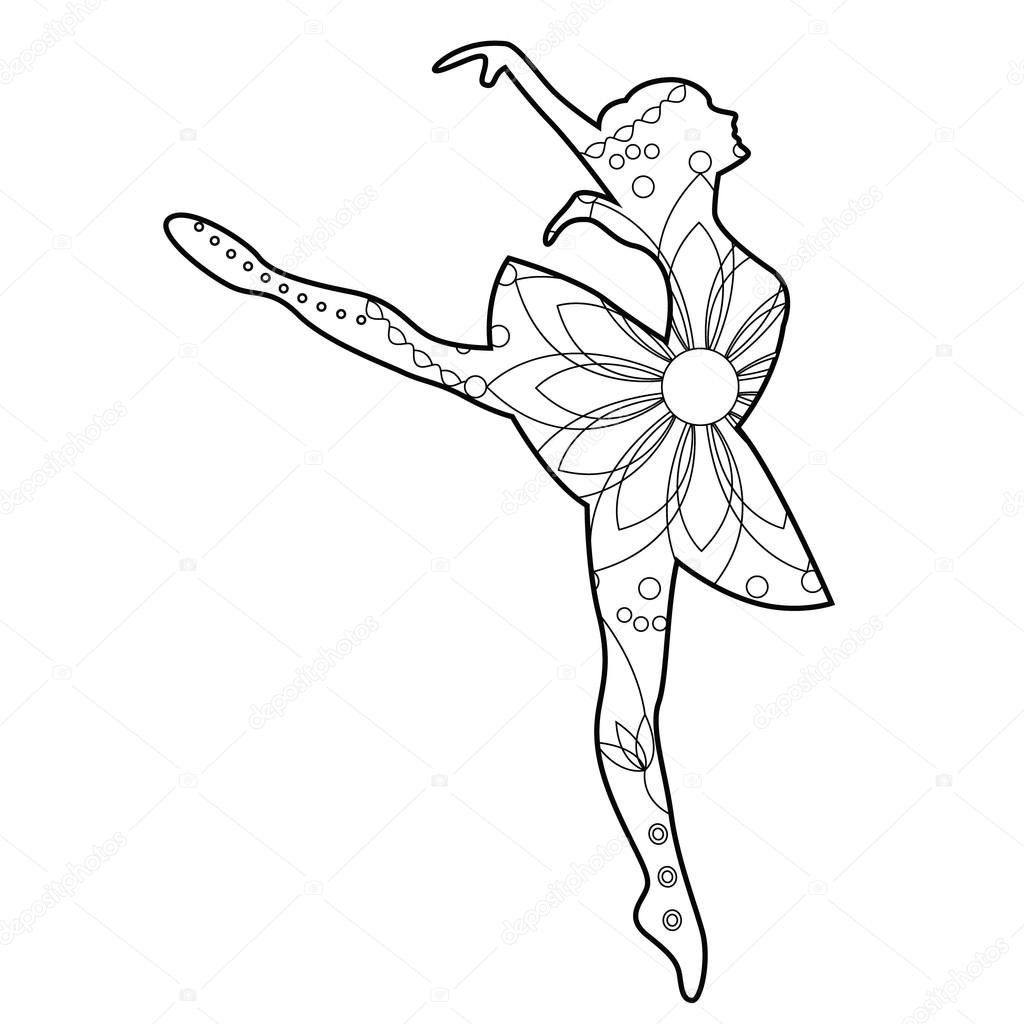 Ballet Kleurplaat
