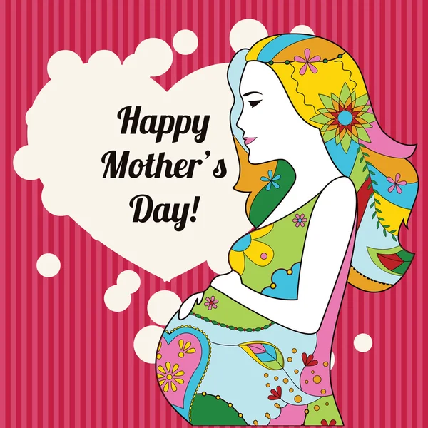 Anneler günün kutlu olsun. — Stok Vektör