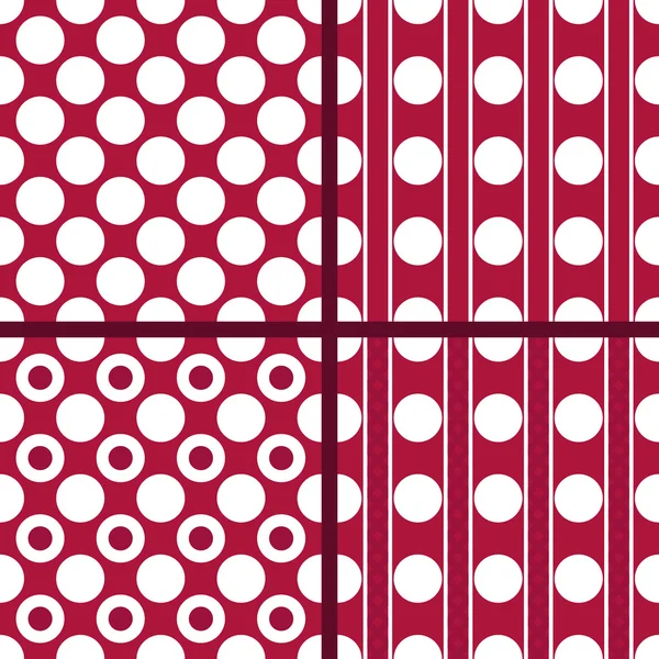 Red polka dot — Stockový vektor