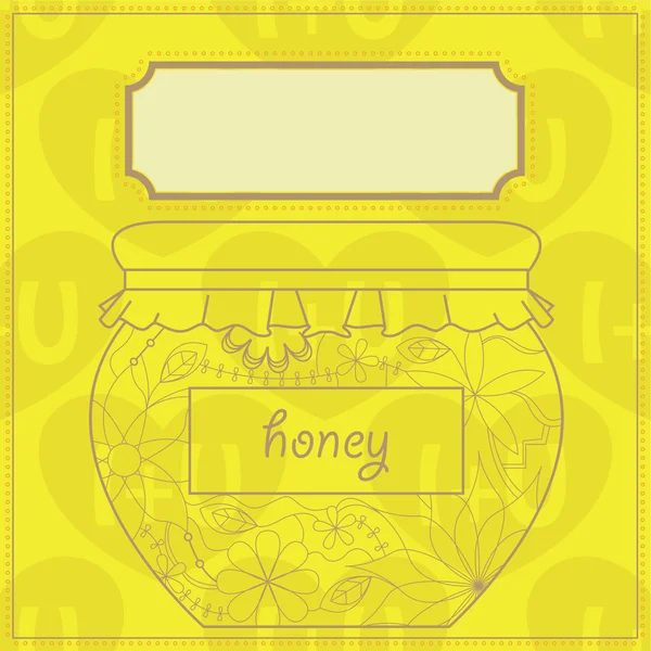 Honey background — Stock Vector