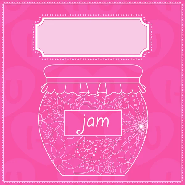 Háttér-Jam — Stock Vector