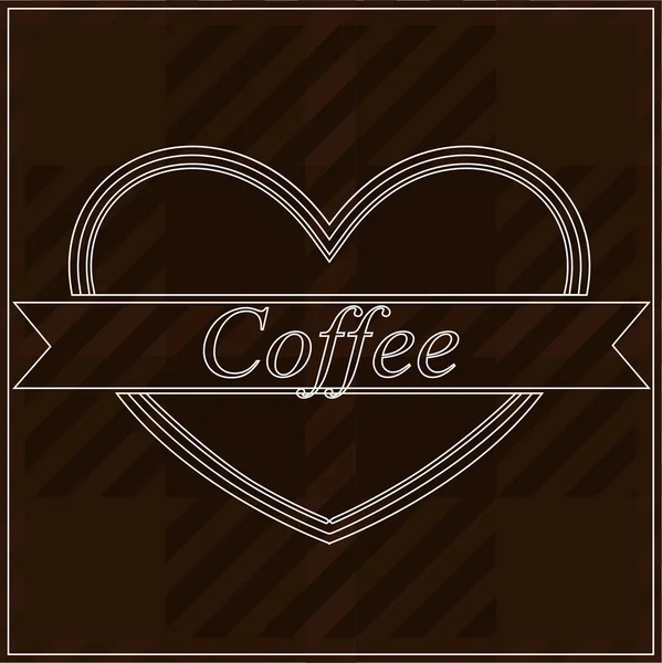 Fondo con palabra café — Vector de stock