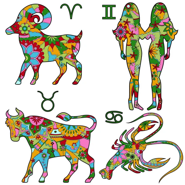 Horoscope de Colofrul — Image vectorielle