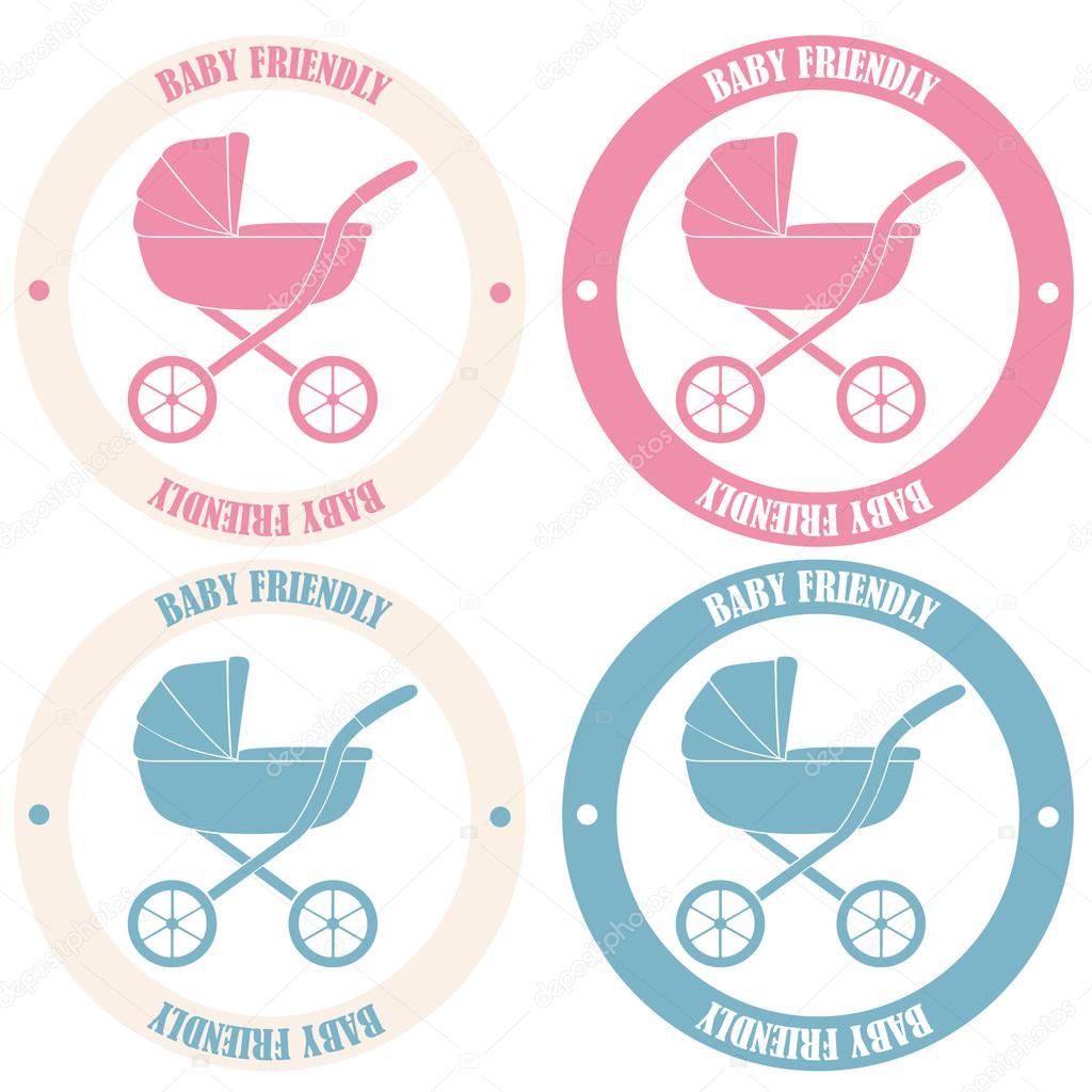 Baby friendly stickers