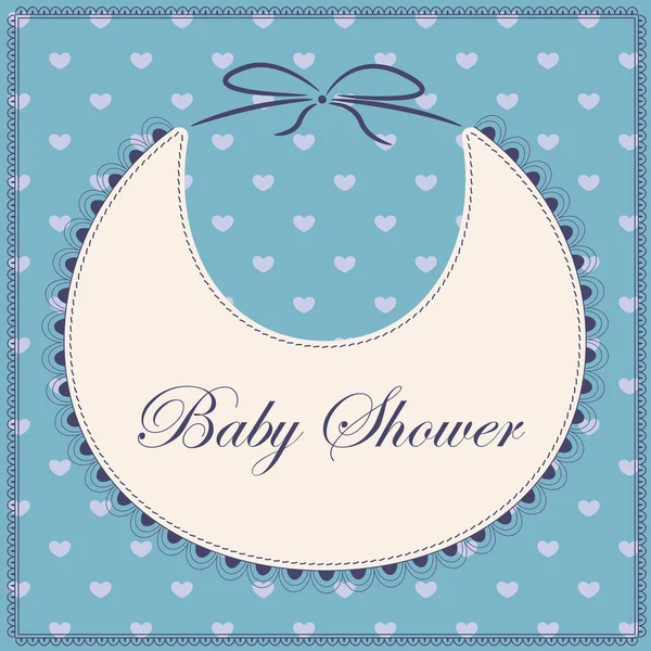 Babydouche met Slab-blauw — Stockvector