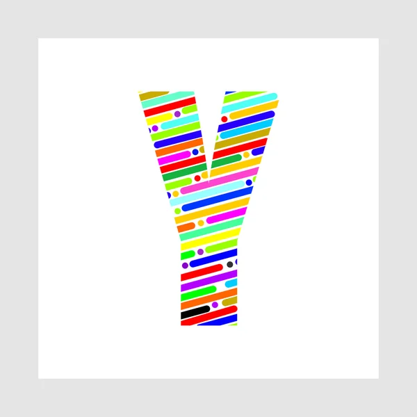 Alphabet coloré — Image vectorielle