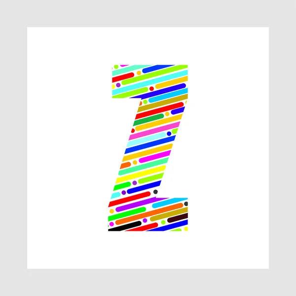 다채로운 알파벳 — 스톡 벡터