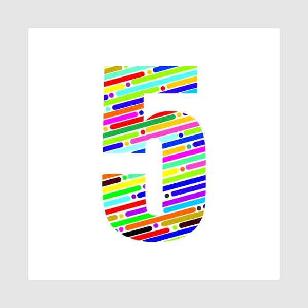Alphabet coloré — Image vectorielle
