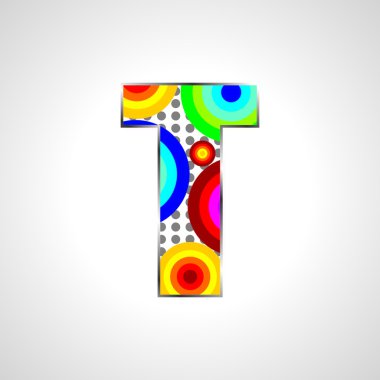 Renkli yazı tipi stili