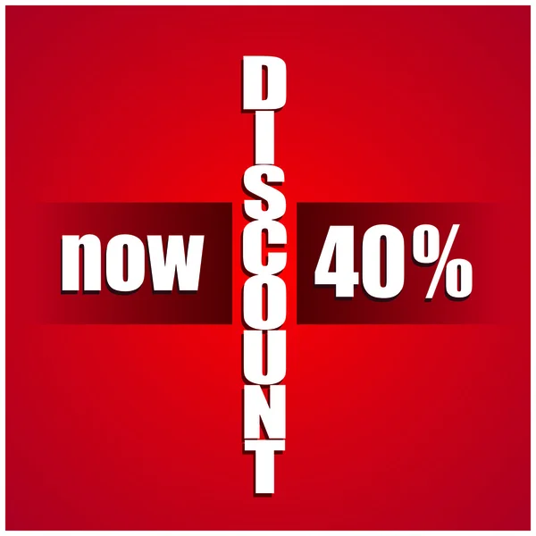Discount — Stock Vector