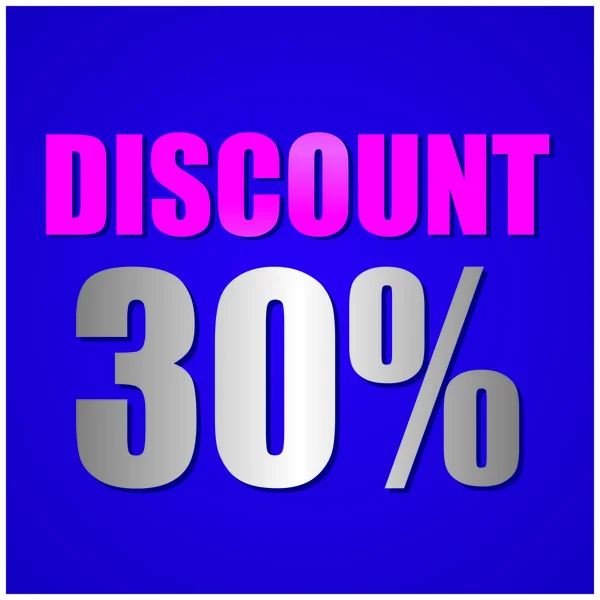 Discount — Stock Vector