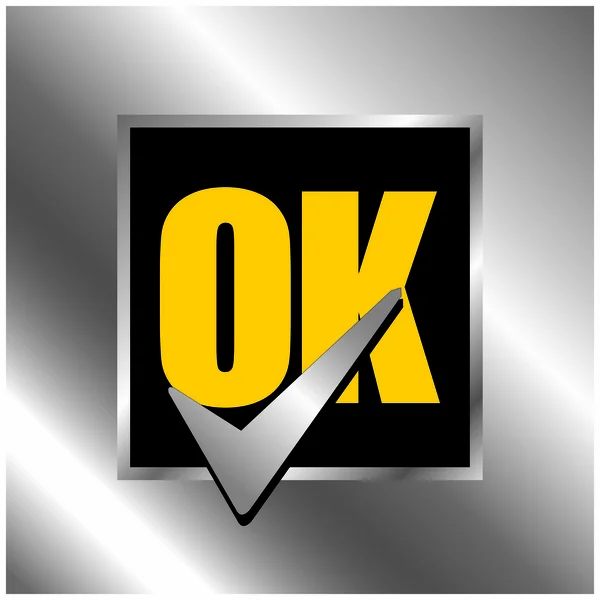OK ikonen — Stock vektor