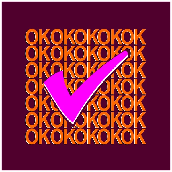 OK icono — Archivo Imágenes Vectoriales