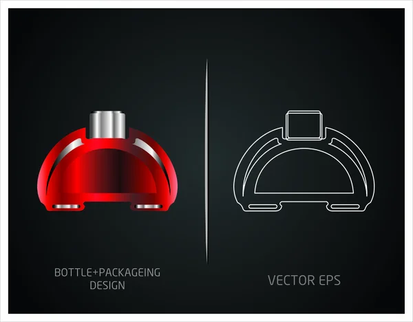 Frascos de perfume — Vector de stock