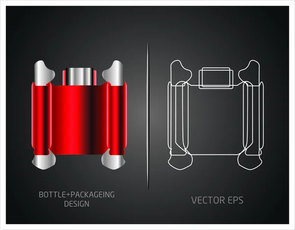 Parfymflaskor — Stock vektor