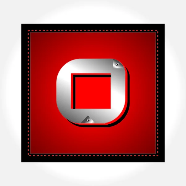 Γραμματοσειρά λαμπερό κόκκινο χρώμα — Διανυσματικό Αρχείο
