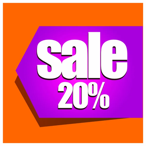 Sale percent — Stock Vector