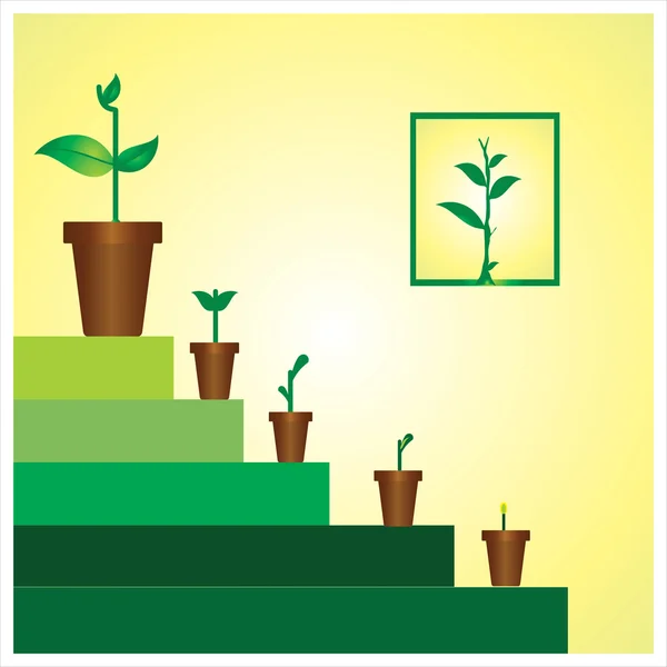 Plant & landbouw oogsten vectorillustratie — Stockvector