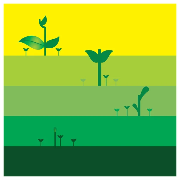 Planta & agricultura colheita Vector ilustração — Vetor de Stock