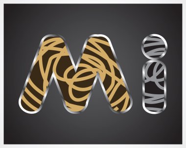 A'dan Z'ye ayarla renkli çizgiler alfabesi