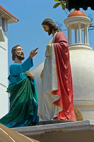 耶稣基督和使徒 Thomas — 图库照片