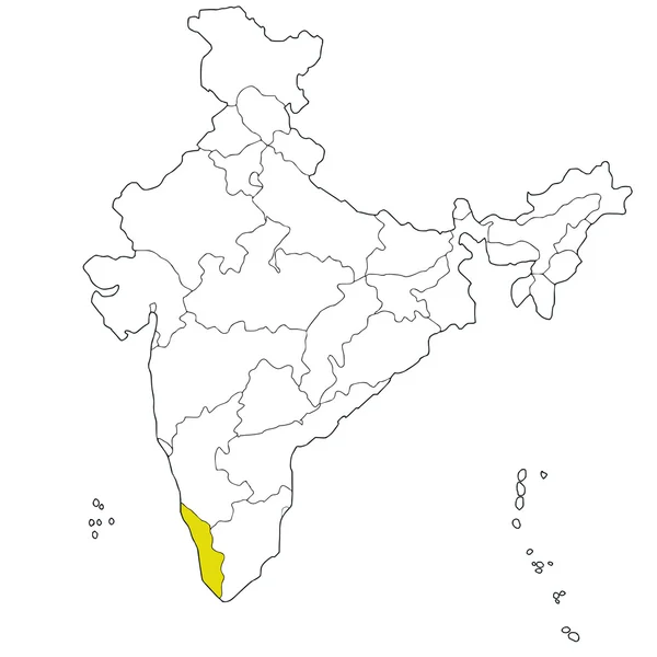 Kerala — Image vectorielle