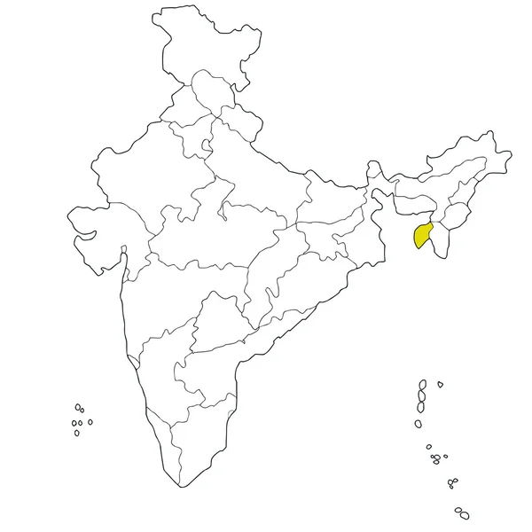 Tripura — Image vectorielle