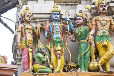 Sita, Rama, sadık ve Hanuman