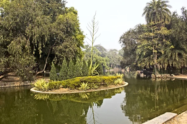 Lagoa em delhi novo — Fotografia de Stock