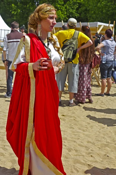 Antic priestess — Stock Photo, Image