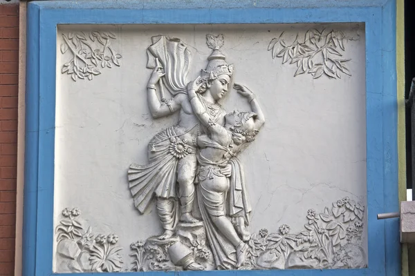 Rasdha en Krishna — Stockfoto