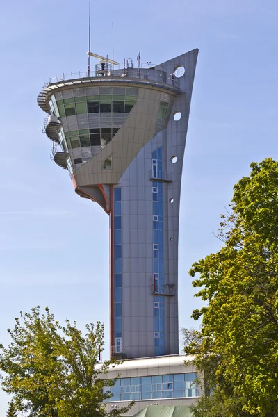 Aeroporto torre de controle de tráfego — Fotografia de Stock