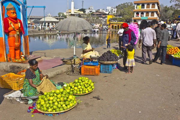 Indischer Obstmarkt — Stockfoto