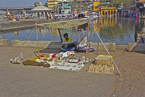 Saler de souvenires — Foto de Stock