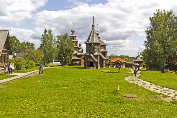 Museum of the wooden architecture — Stock Photo, Image