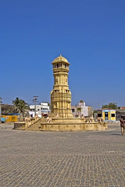 Coluna em Dwarka — Fotografia de Stock