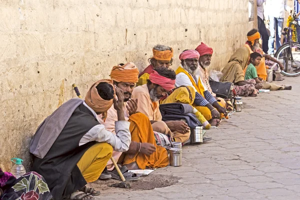 Sadhus bei mandir — Stockfoto