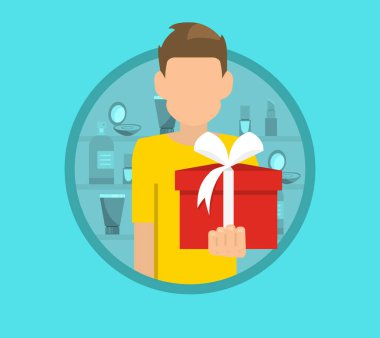 Selfi alan adamın vektör karikatür çizimi. Neşeli yakışıklı adam kendi fotoğrafını çekiyor. Sosyal ağlarda selfi yayıncılık için cep telefonu kullanan gençler. Özçekim fotoğrafı olan yetişkin çizgi film.