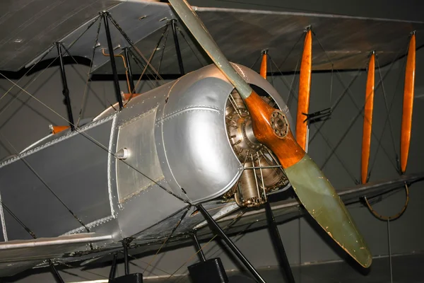 Aeromobile da caccia biplano britannico della prima guerra mondiale — Foto Stock